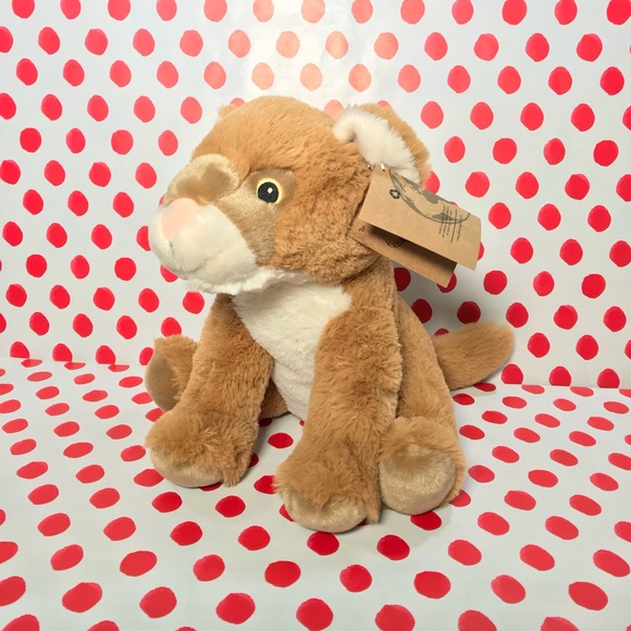 Africa’s Legends Eco Friends 11” Lion Cub Plush Stuffed Animal  NWT - Picture 2 of 7